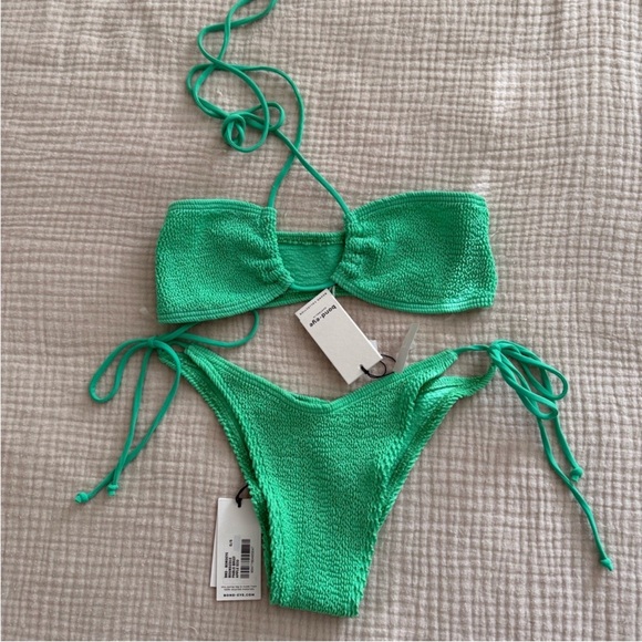 Bond-Eye Green Two-Piece Bikini Set - Picture 2 of 9